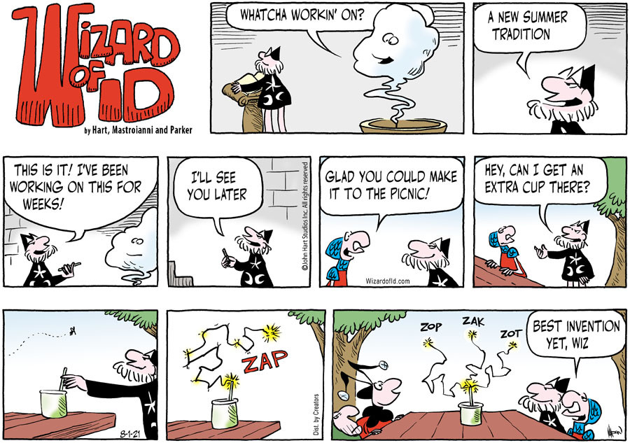 Wizard of Id for Aug 01, 2021