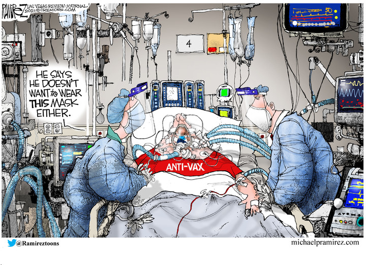 Michael Ramirez for Aug 09, 2021