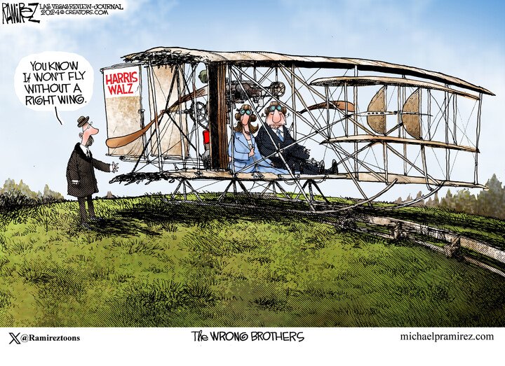 Michael Ramirez for Oct 27, 2024