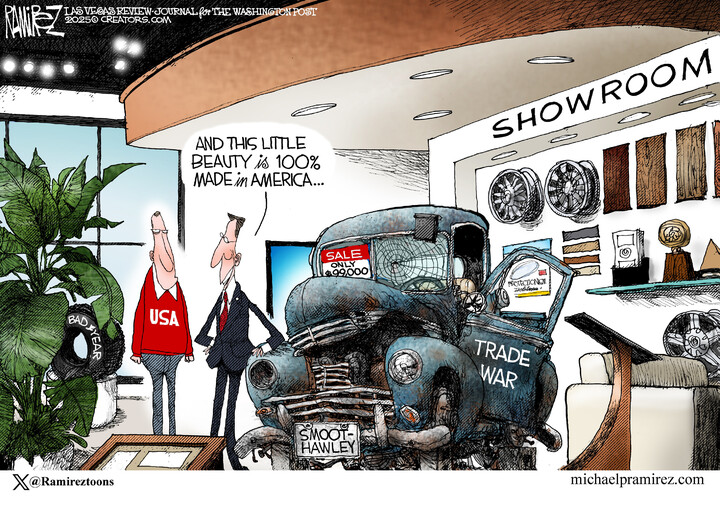 Michael Ramirez for Apr 01, 2025