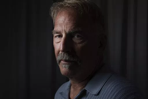 Kevin Costner poses for a portrait photograph for the film 'Horizon: An American Saga' at the 77th international film festival, Cannes, southern France, Saturday, May 18, 2024. (Photo by Vianney Le Caer/Invision/AP)