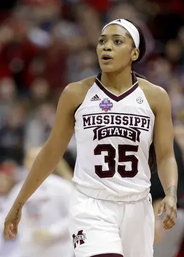 Mississippi State's Victoria Vivians pauses during the second half against Louisville in the semifinals of the women's NCAA Final Four college basketball tournament, Friday, March 30, 2018, in Columbus, Ohio. Mississippi State won 73-63.Mississippi State coach Sam Purcell has hired former Bulldogs great and WNBA veteran Victoria Vivians as assistant coach and scouting director. A release Monday, June 17, 2024, stated that Vivians, a sixth-year league guard/forward playing for the Seattle Storm, 