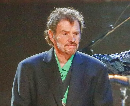 Guitarist and fiddle player Jeff Cook from the band Alabama appears on stage at the concert "Sing me Back Home: The Music of Merle Haggard" in Nashville, Tenn., on April 6, 2017.  Cook died Nov. 7, 2022 at his home in Destin, Fla. He was 73. (Photo by Al Wagner/Invision/AP, File)