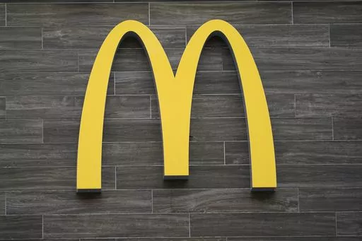 This photo shows a logo of a McDonald's restaurant in Havertown, Pa., on April 26, 2022. A report says McDonald’s has closed its U.S. offices for a few days as the company prepares to inform employees about layoffs. (AP Photo/Matt Rourke)