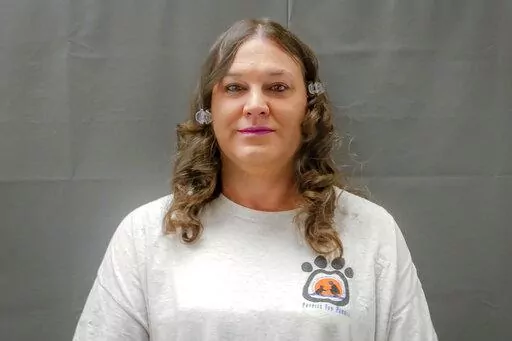 This photo provided by the Federal Public Defender Office shows death row inmate Amber McLaughlin. Unless Missouri Gov. Mike Parson grants clemency, McLaughlin was put to death Tuesday, Jan. 3, 2023, for a 2003 killing, becoming what is believed to be the first transgender woman executed in the U.S. (Jeremy S. Weis/Federal Public Defender Office via AP, File)